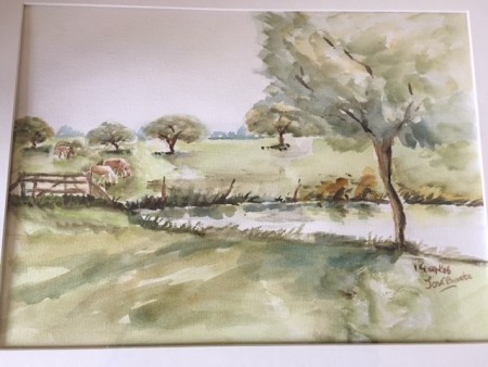 Brugakker Zeist, aquarel,2006